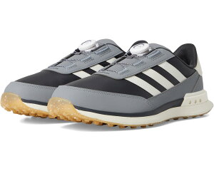 (���) �A�f�B�_�X �S���t �����Y S2G 24 �{�A �X�p�C�N���X �S���t �V���[�Y adidas Golf men S2G 24 BOA Spikeless Golf Shoes Carbon/Chalk White/Grey Three