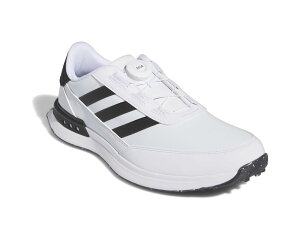 (���) �A�f�B�_�X �S���t �����Y S2G 24 �{�A �X�p�C�N���X �S���t �V���[�Y adidas Golf men S2G 24 BOA Spikeless Golf Shoes Footwear White/Coreblack/Footwear White