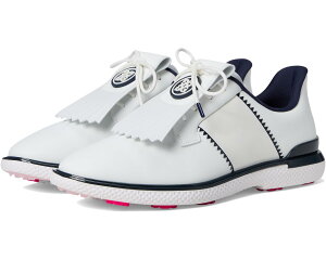 (���) �W�[�t�H�A ���f�B�[�X �K�����@��2r �T�h�� �X�g���C�v �S���t �V���[�Y GFORE women Gallivan2r Saddle Stripe Golf Shoes Snow/Twilight