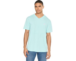 (���) �����t���[���� �����Y �N���V�b�N �t�B�b�g �W���[�W V-�l�b�N T-�V���c Polo Ralph Lauren men Classic Fit Jersey V-Neck T-Shirt New Aqua