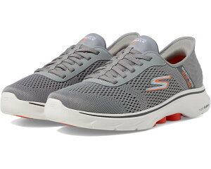 (���) �X�P�b�`���[�Y �p�t�H�[�}���X �����Y �S�[ �E�H�[�N 7 - �t���[ �n���h 2 SKECHERS Performance men Go Walk 7 - Free Hand 2 Grey/Orange
