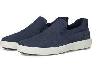 (���) �G�R�[ �����Y �\�t�g 7 �C�[�W�[ �X���b�v �I�� �X�j�[�J�[ ECCO men Soft 7 Easy Slip On Sneaker Marine