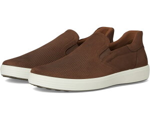 (���) �G�R�[ �����Y �\�t�g 7 �C�[�W�[ �X���b�v �I�� �X�j�[�J�[ ECCO men Soft 7 Easy Slip On Sneaker Cocoa Brown