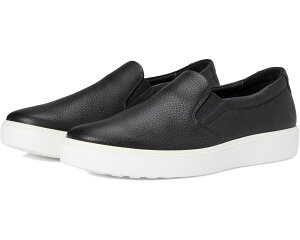 (���) �G�R�[ �����Y �\�t�g 60 �X���b�|�� �X�j�[�J�[ ECCO men Soft 60 Slip-On Sneaker Black