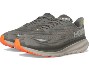 (���) �z�J�I�l�I�l �����Y �N���t�g�� 9 GTX Hoka men Clifton 9 GTX Asphalt Grey/Gravel