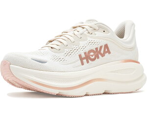 (���) �z�J�I�l�I�l ���f�B�[�X �{���_�C 9 Hoka women Bondi 9 Oat Milk/Rose Gold