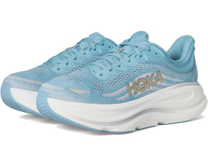 (���) �z�J�I�l�I�l ���f�B�[�X �{���_�C 9 Hoka women Bondi 9 Raindrop/Ash Grey
