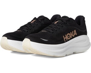 (���) �z�J�I�l�I�l ���f�B�[�X �{���_�C 9 Hoka women Bondi 9 Black/Rose Gold