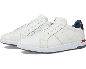 (���) �t���[�V���C�� �����Y �N���X�I�[�o�[ ���[�X �g�D �g�D �J�W���A�� �X�j�[�J�[ Florsheim men Crossover Lace to Toe Casual Sneaker White Milled Smooth
