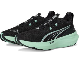 (���) �v�[�} ���f�B�[�X �t�H�[�G�o�[���� �j�g�� PUMA women Foreverrun Nitro Black/Mint Melt