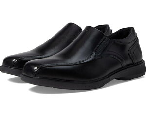 (���) �i�� �u�b�V�� �����Y �R�A �v�� �o�C�V�N�� �g�D �X���b�|�� Nunn Bush men Kore Pro Bicycle Toe Slip-On Black