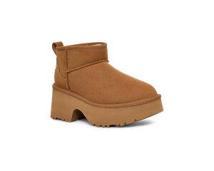 (���) �A�O ���f�B�[�X �N���V�b�N �E���g�� �~�j �j���[ �n�C�c UGG women Classic ultra Mini New Heights Chestnut