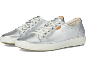 (���) �G�R�[ ���f�B�[�X �\�t�g 7 �X�j�[�J�[ ECCO women Soft 7 Sneaker Metallic Silver