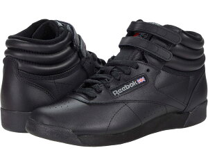 (���) ���[�{�b�N ���C�t�X�^�C�� ���f�B�[�X �t���[�X�^�C�� HI �n�C �g�b�v Reebok Lifestyle women Freestyle Hi High Top Black