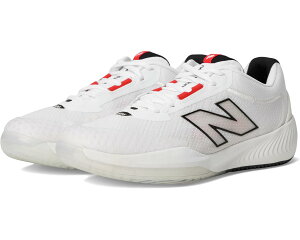 (���) �j���[�o�����X �����Y �t���[�G���Z�� �e�j�X �V���[�Y New Balance men FuelCell 996v6 Tennis Shoes White/Black