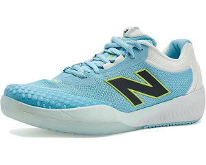 (���) �j���[�o�����X ���f�B�[�X �t���[�G���Z�� �e�j�X �V���[�Y New Balance women FuelCell 996v6 Tennis Shoes Sea Salt/Glint Blue