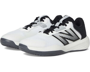 (���) �j���[�o�����X ���f�B�[�X �e�j�X �V���[�Y New Balance women 696v6 Tennis Shoes White/Black