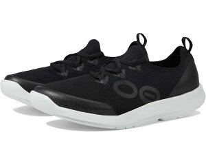 (���) �E�[�t�H�X �����Y �E�[�G�� �X�|�[�c Ls �V���[�Y OOFOS men OOmg Sport LS Shoe White/Black