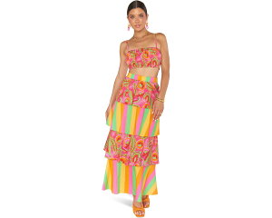 (���) �V���E �~�[ ���A ���[���[ ���f�B�[�X �J���^�w�i �g�b�v Show Me Your Mumu women Cartagena Top Paradise Palms