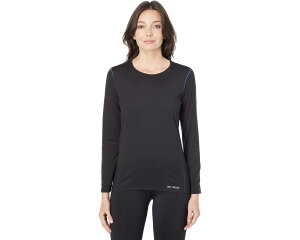 (���) �z�b�g�`�� ���f�B�[�X �N���}-�g���b�N �N���[ �l�b�N Hot Chillys women Clima-Trek Crew Neck Black