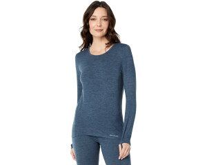 (���) �z�b�g�`�� ���f�B�[�X �N���}-�g���b�N �N���[ �l�b�N Hot Chillys women Clima-Trek Crew Neck Nightfall Heather