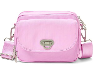 (���) �o�b�K���[�j �R�[�X�^�� �t���b�v ���b�N �J���� �o�b�O �N���X�{�f�B Baggallini Coastal Flip Lock Camera Bag Crossbody Hibiscus Pink