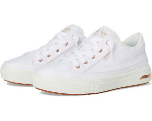 (���) �X�P�b�`���[�Y ���f�B�[�X �A�[�` �t�B�b�g ���[ �[�A SKECHERS women Arch Fit Arcade-Meet Ya There White