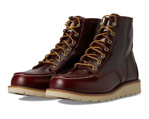 (���) �J�[�n�[�g �����Y ���b�N �g�D �E�F�b�W �u�[�c Carhartt men 6 Moc Toe Wedge Boot Red Brown