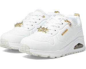 (���) �X�P�b�`���[�Y �L�b�Y �L�b�Y �E�m �W�F��1 (���g�� �L�b�h/�r�b�O �L�b�h) SKECHERS KIDS kids Uno Gen1 31562L (Little Kid/Big Kid) White/Gold