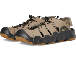 (���) �L�[�� �����Y �n�C�p�[�|�[�g �t�B�b�V���[�}�� ���U�[ KEEN men Hyperport Fisherman Leather Brindle/Oak Buff