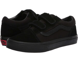 (���) �o���Y �L�b�Y �I�[���h �X�N�[�� V (�r�b�O �L�b�h) Vans kids Old Skool V (Big Kid) Black/Black