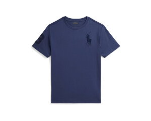 (���) �����t���[���� �L�b�Y �r�b�O �|�j�[ �R�b�g�� �W���[�W �e�B�[ (�r�b�O �L�b�h) Polo Ralph Lauren kids Big Pony Cotton Jersey Tee (Big Kid) Light Navy 1