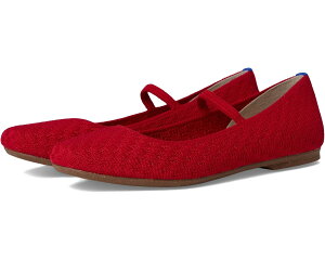 (���) ���f�B�[�X �U �}�b�N�X �X�N�G�A ���A���[ �W�[�� Rothys women The Max Square Mary Jane Red Crisp Basketweave