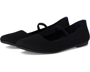 (���) ���f�B�[�X �U �}�b�N�X �X�N�G�A ���A���[ �W�[�� Rothys women The Max Square Mary Jane Black