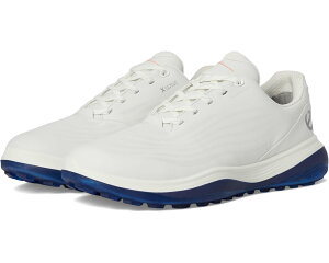 (���) �G�R�[ �S���t �����Y LT1 �n�C�u���b�g �E�H�[�^�[�v���[�t ECCO Golf men LT1 Hybrid Waterproof White/Blue