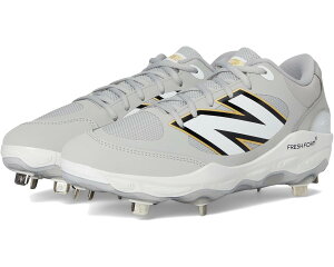 (���) �j���[�o�����X �����Y �t���b�V�� �t�H�[�� X �x�[�X�{�[�� �N���[�c New Balance men Fresh Foam X 3000v7 Baseball Cleats Raincloud/White