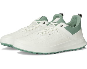 (���) �G�R�[ �S���t �����Y �R�A ���[�X �E�H�[�^�[�v���[�t �S���t �V���[�Y ECCO Golf men Core Lace Waterproof Golf Shoe White/Sedum Green