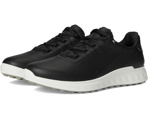 (���) �G�R�[ �S���t �����Y S �J�W���A�� ���[�X �E�H�[�^�[�v���[�t �S���t �V���[�Y ECCO Golf men S Casual Lace Waterproof Golf Shoe Black