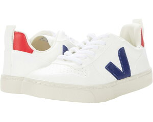 (���) ���F�W�� �L�b�Y �X���[�� V-10 ���[�X�Y (���g�� �L�b�h/�r�b�O �L�b�h) VEJA kids Small V-10 Laces (Little Kid/Big Kid) White/Cobalt/Pekin
