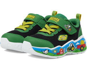 (���) �X�P�b�`���[�Y �L�b�Y �L�b�Y �v���C �V�[�� (�g�h���[) SKECHERS KIDS kids Play Scene (Toddler) Green/Black