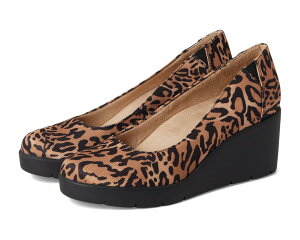 (���) �i�`�������C�U�[ ���f�B�[�X �\�E�� �A�o�E�g �^�C�� Naturalizer women Soul About Time Leopard Dark Brown
