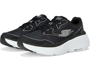 (���) �X�P�b�`���[�Y ���f�B�[�X �}�b�N�X �N�b�V���j�j�O �G���f�o�[ �M�����E�F�C SKECHERS women Max Cushioning Endeavour Galloway Black/Silver