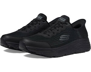 (���) �X�P�b�`���[�Y ���[�N �����Y �}�b�N�X �N�b�V���j�j�O �G���[�g SR - SKECHERS Work men Max Cushioning Elite SR - Remma Black