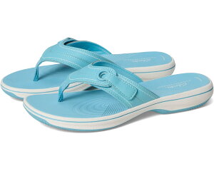 (���) �N���[�N�X ���f�B�[�X �u���[�Y ���C�i Clarks women Breeze Reyna Sky Blue Synthetic