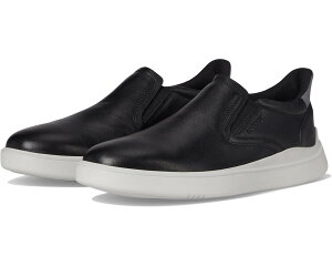 (���) ���b�N�|�[�g �����Y �g���X�e�� �X�e�b�v �A�N�e�B�x�C�e�B�h �X���b�|�� Rockport men Tristen Step Activated Slip-On Black Leather