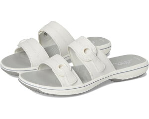 (���) �N���[�N�X ���f�B�[�X �u���[�Y ���C Clarks women Breeze Maye White Synthetic