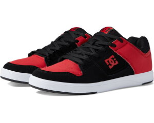 (���) DC �����Y �L���A �J�W���A�� ���E �g�b�v �X�P�[�g �V���[�Y �X�j�[�J�[ DC men Cure Casual Low Top Skate Shoes Sneakers Black/Red/Black