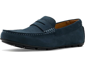 (���) �t���[�V���C�� �����Y ���[�^�[ �X���[�X ���b�N �g�D �y�j�[ �h���C�o Florsheim men Motor Smooth Moc Toe Penny Driver Legion Blue