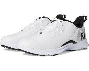 (���) �t�b�g�W���C �����Y FJ �t���[�G�� �S���t �V���[�Y- �v���r�A�X �V�[�Y�� FootJoy men FJ Fuel Golf Shoes- Previous Season White/White/Black