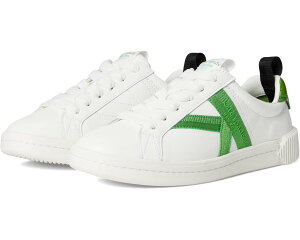 (���) �P�C�g�X�y�[�h ���f�B�[�X �V�O�j�`���[ ���[�X �A�b�v �X�j�[�J�[ Kate Spade New York women Signature Lace Up Sneakers True White/KS Green